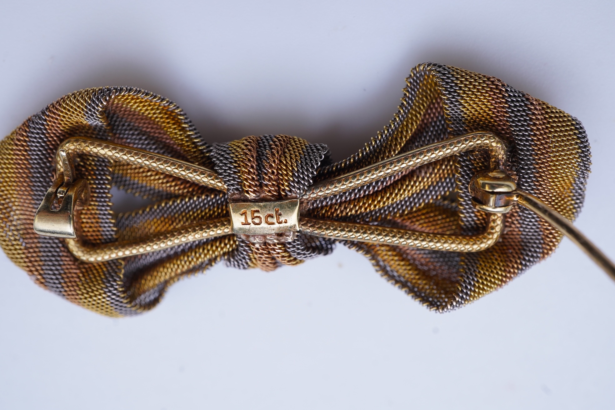 A rare gold brooch, circa 1900